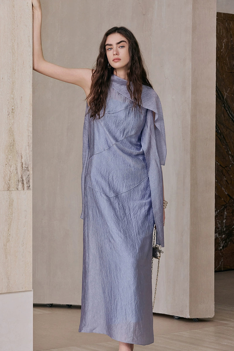 Actate Sleeveless Dress With Ribbons