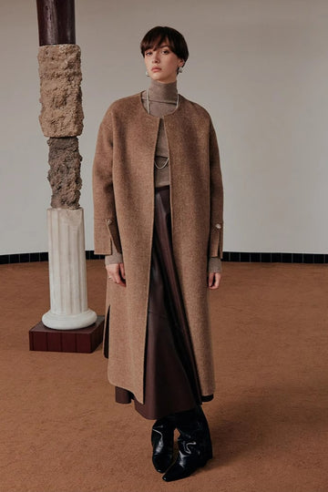 Alpaca Wool Double-sided Woolen Winter Coat