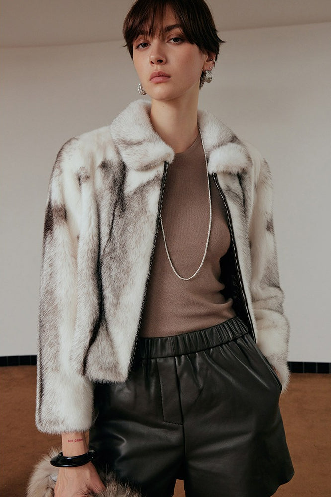 Rare Short Fur Jacket Imported From Finland